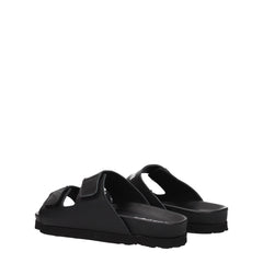 Palm Angels Black Leather Sandal