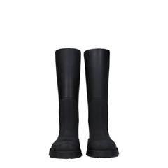 Burberry Black Cotton Boot