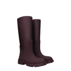 Burberry Red Cotton Boot