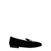 Palm Angels Black Velvet Loafer