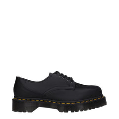 Dr. Martens Black Leather Oxfords And Derby