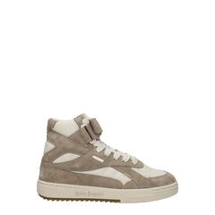 Palm Angels Beige Leather Sneakers