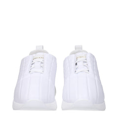 Burberry White Leather Sneakers