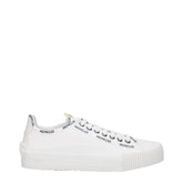 Moncler White Fabric Sneakers