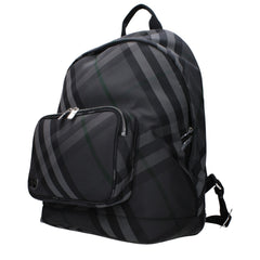 Burberry Gray Fabric Backpack