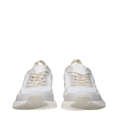 Veja White Fabric Sneakers