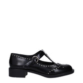 Miu Miu Black Leather Oxfords And Derby