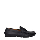 Versace Black Leather Loafer