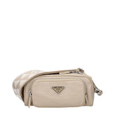 Prada Beige Leather Crossbody Bag