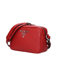 Prada Red Leather Crossbody Bag