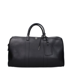 Burberry Black Leather Luggage And Travel