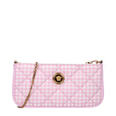 Versace Pink Fabric Shoulder Bag