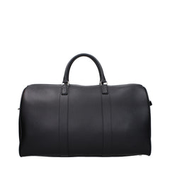 Burberry Black Leather Luggage And Travel