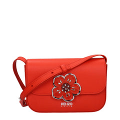 Kenzo Red Leather Crossbody Bag