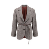 Brunello Cucinelli Blazer Jacket with belt