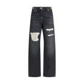 Versace Cut-Out detail Jeans