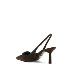 Prada Suede Slingback Pumps