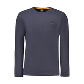 Hugo Boss Blue Cotton Sweater