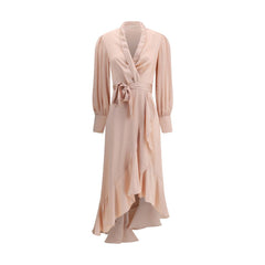 Zimmermann Silk charmeuse wrap Dress