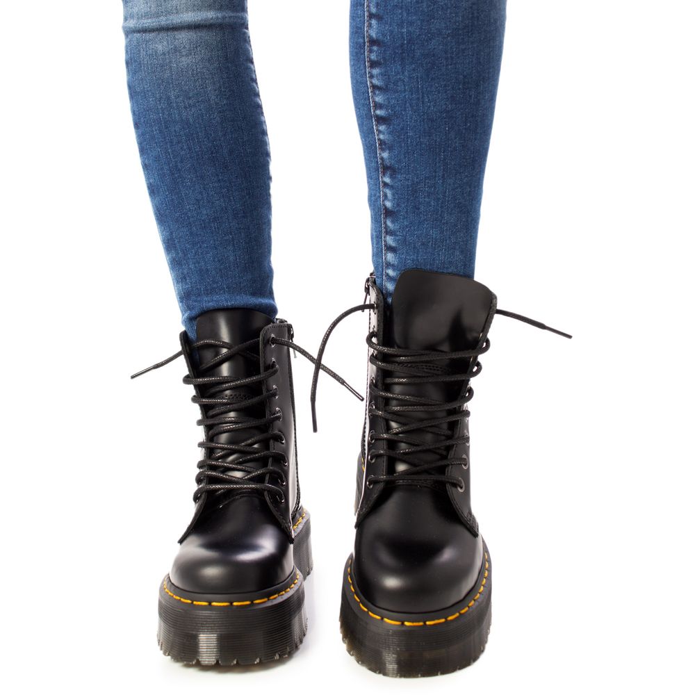 Dr. Martens Black Leather Ankle