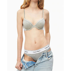 Calvin Klein Underwear Gray Cotton Panty