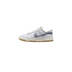 Nike Dunk Low White/ Midnight Navy-Gym Red-Sail