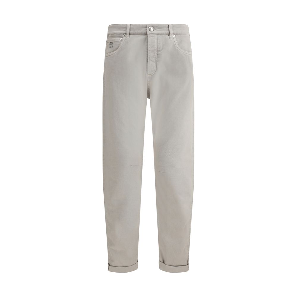 Brunello Cucinelli Pants with turn-up hem