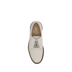 Brunello Cucinelli Suede Derby lace-up Shoes