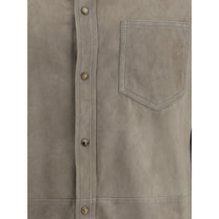 Brunello Cucinelli Suede Shirt