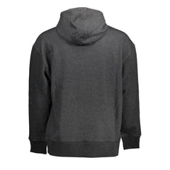 Tommy Hilfiger Black Cotton Mens Hoodie