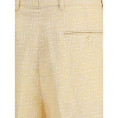 Fendi Linen Shorts