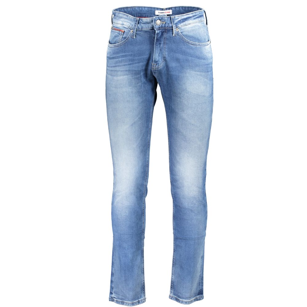 Tommy Hilfiger Blue Cotton Men Jeans