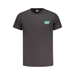 Tommy Hilfiger Black Cotton Men T-Shirt