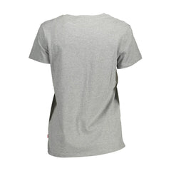 Levi's Brown Cotton Women T-Shirt