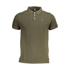 Norway 1963 Green Cotton Men Polo Shirt