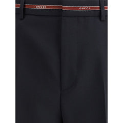 Gucci Selvedge detail Wool Pants