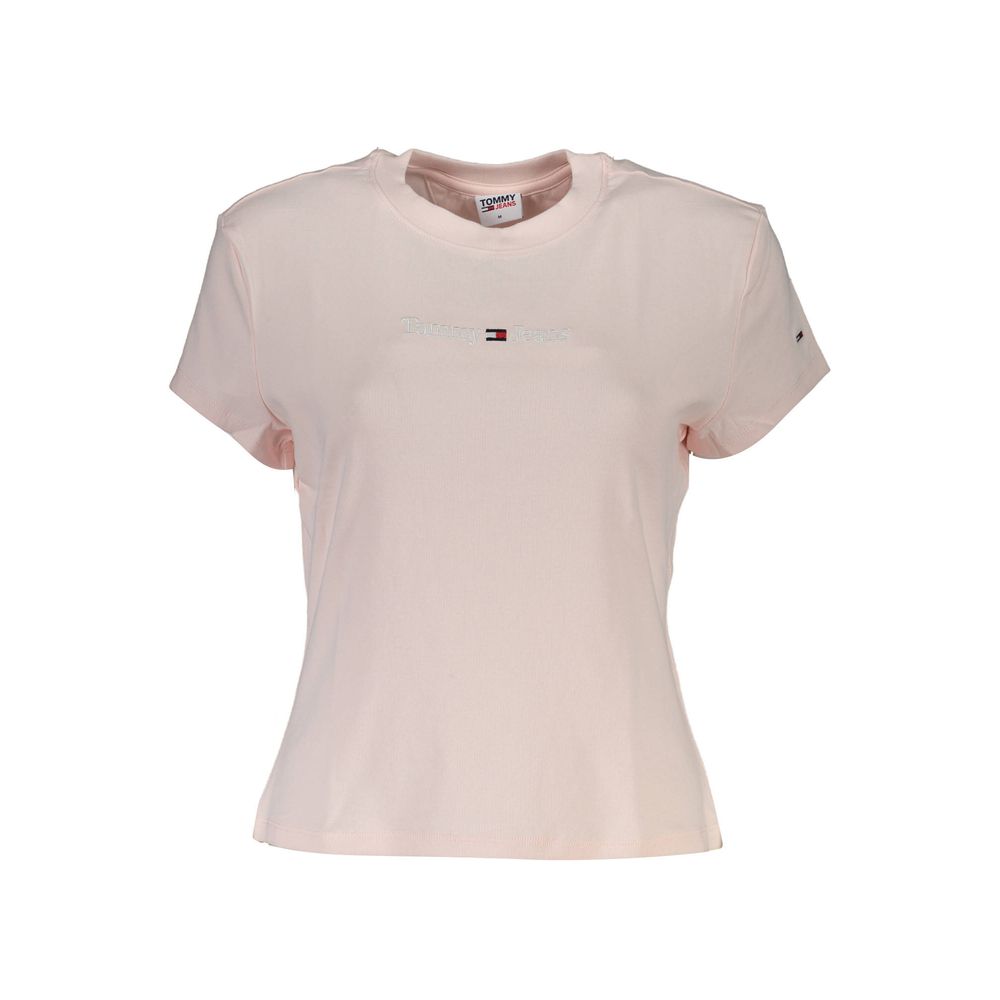 Tommy Hilfiger Pink Cotton Tops & T-Shirt
