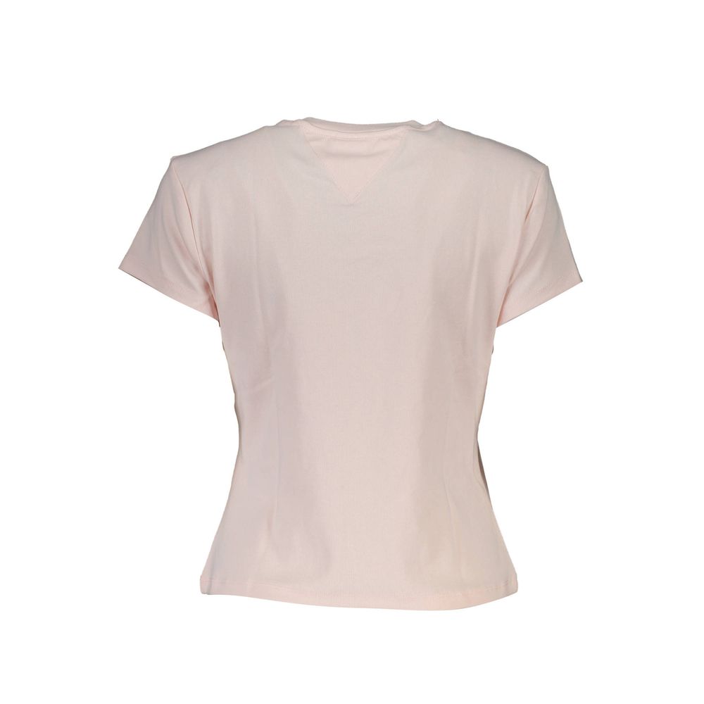 Tommy Hilfiger Pink Cotton Tops & T-Shirt