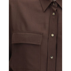 Brunello Cucinelli Embellished collar Shirt