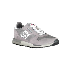 Napapijri Gray Leather Sneaker