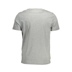Timberland Gray Cotton T-Shirt
