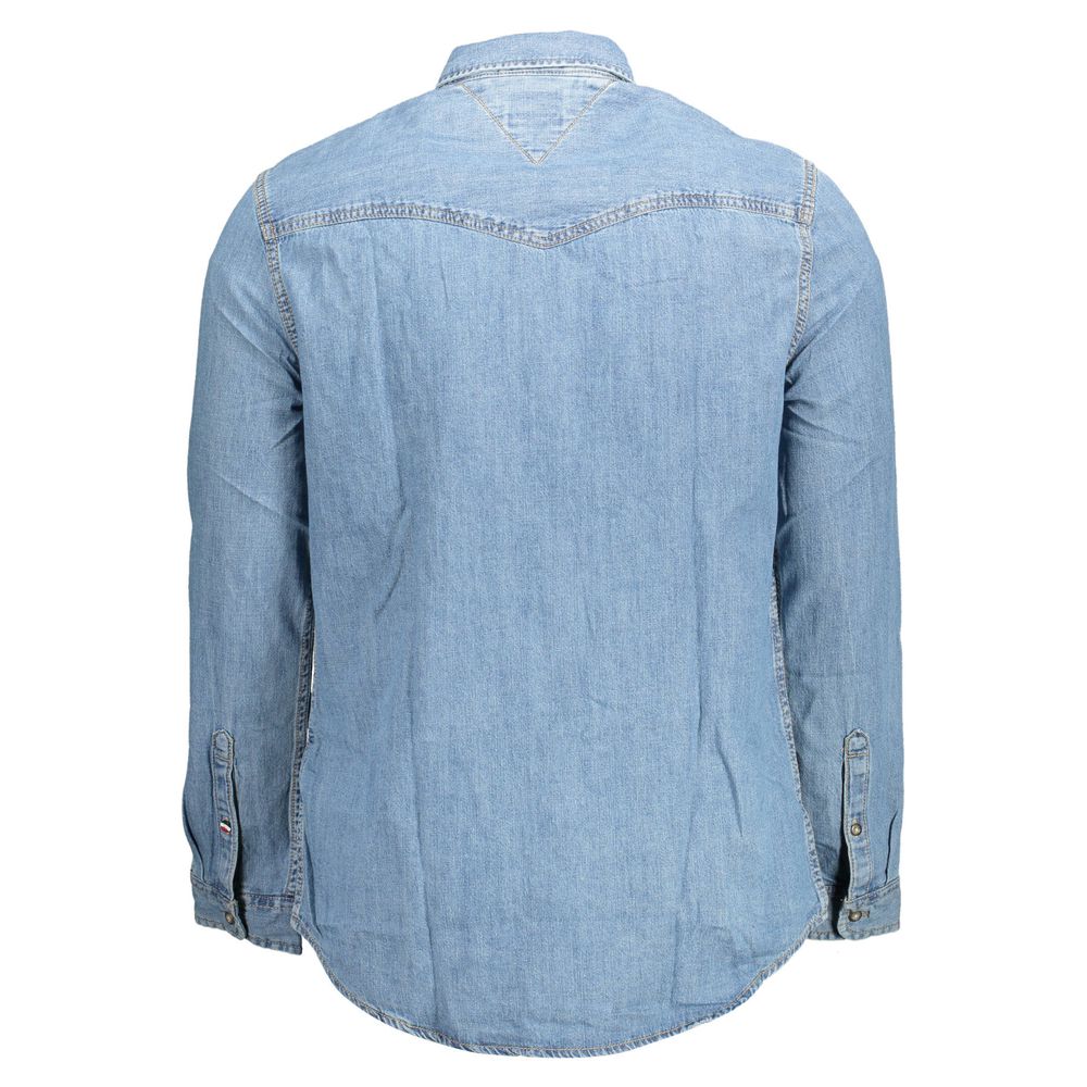 Tommy Hilfiger Blue Cotton Shirt