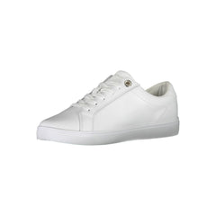 Tommy Hilfiger White Cotton Sneaker