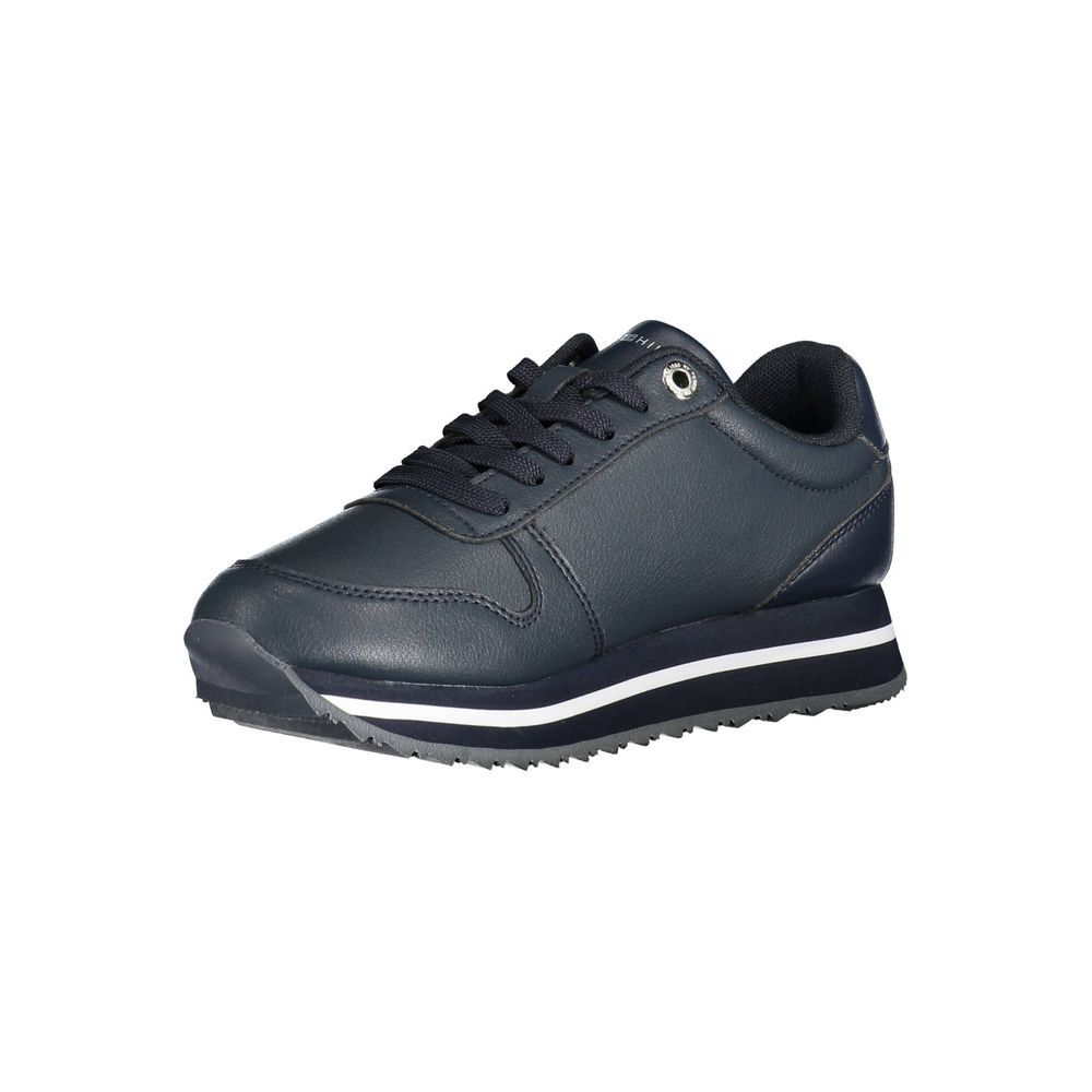 Tommy Hilfiger Blue Polyester Sneaker