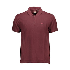 Levi's Red Cotton Polo Shirt