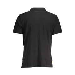 Timberland Black Cotton Polo Shirt
