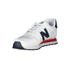 New Balance White Polyester Sneaker