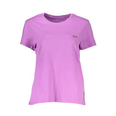 Levi's Purple Cotton Tops & T-Shirt