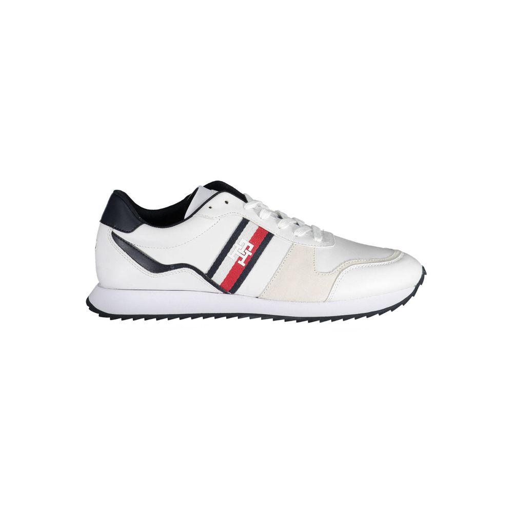 Tommy Hilfiger White Polyester Sneaker