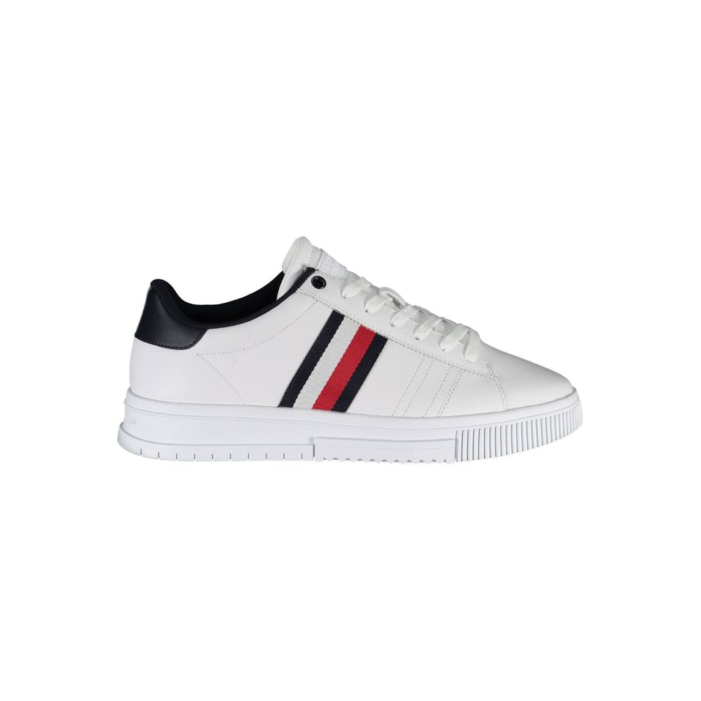 Tommy Hilfiger White Polyester Sneaker